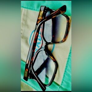 Quay Australia Brown Sunglasses Classic Oversized Design